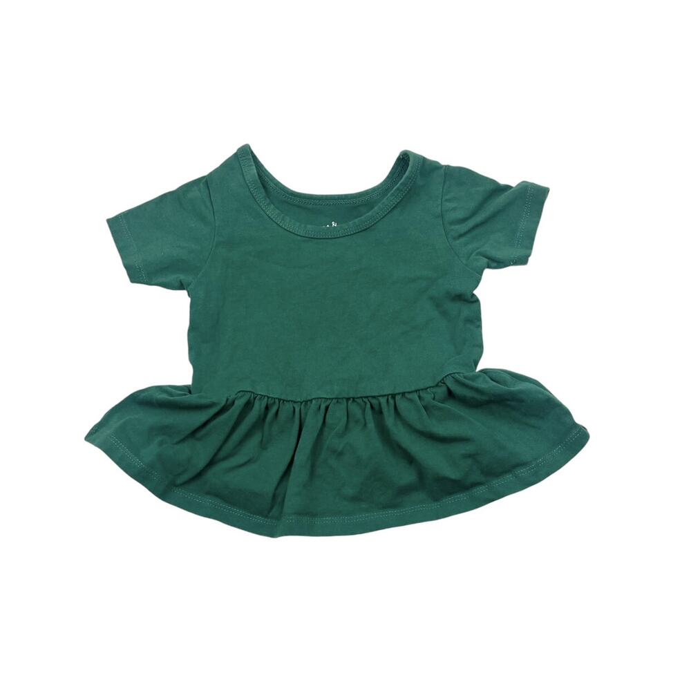June & January Emerald Green Peplum Top